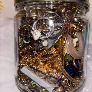 SOLD One-of-a-Kind Mystery Jewelry Salsa Jar 🌶️🦋✨